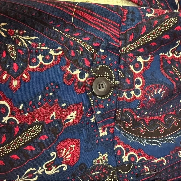 Charter Club Pink and Blue Paisley Blazer - Picture 4 of 7